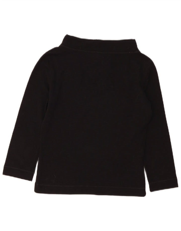 Marella Damen Rollkragenpullover mit 3/4-Ärmeln, Größe M, Schwarz