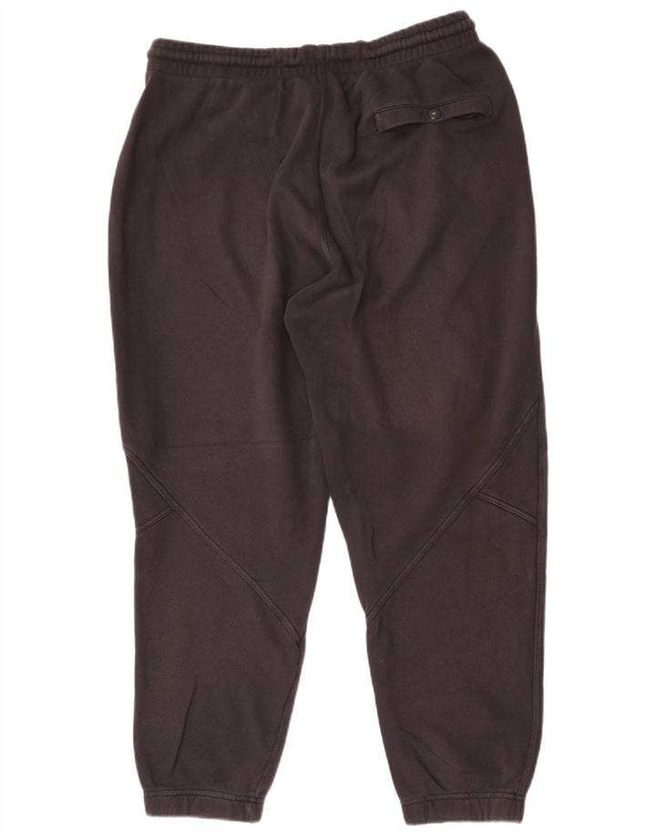 Reebok Herren-Trainingshose, Jogginghose, Größe L, Schwarz, Baumwolle