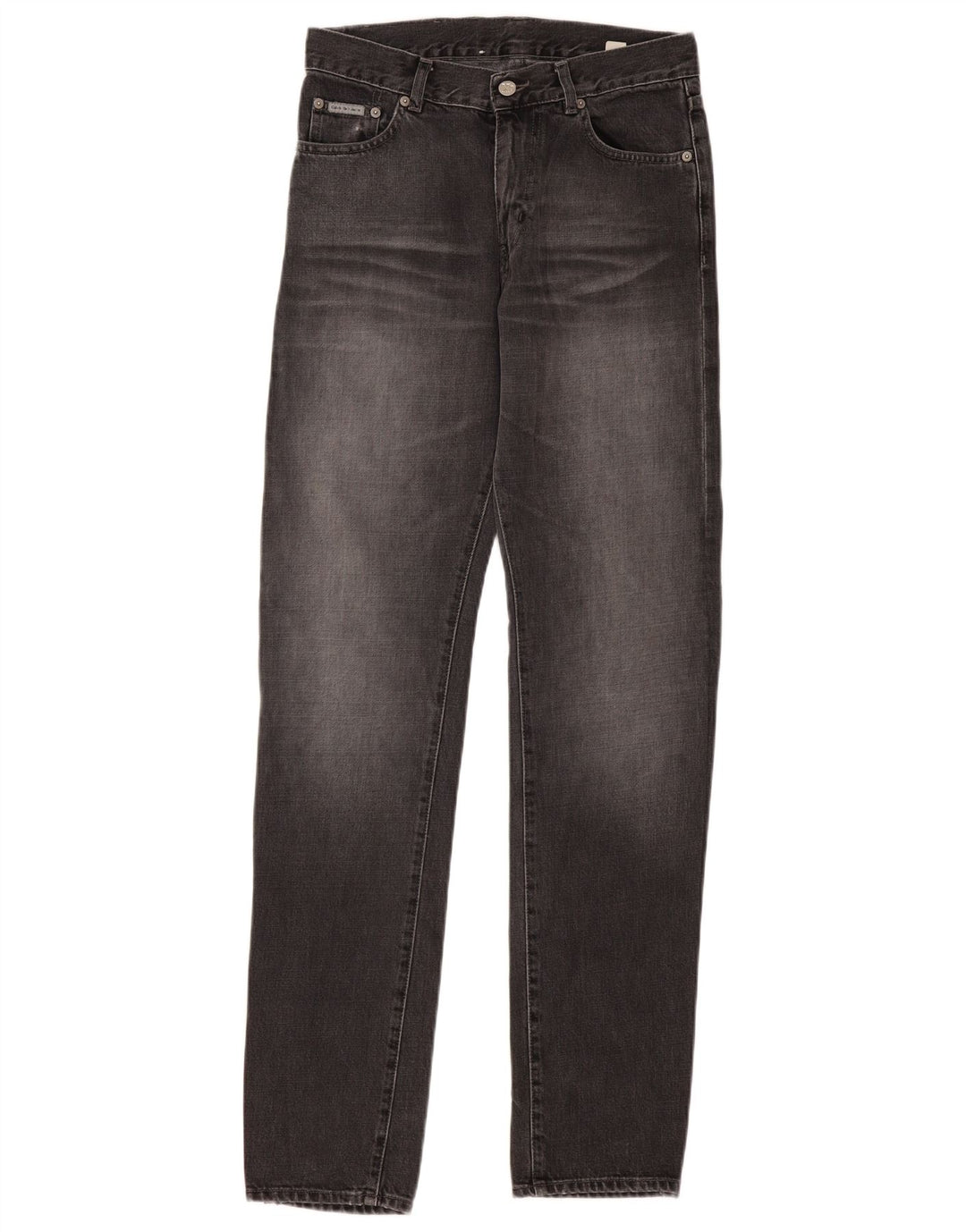 Calvin Klein Herren Slim Jeans W29 L33 Graue Baumwolle