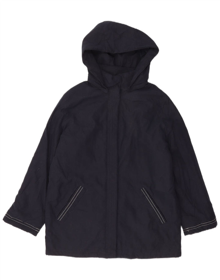 Marks & Spencer Damen-Windbreakerjacke mit Kapuze, Gr. 16, Marineblau