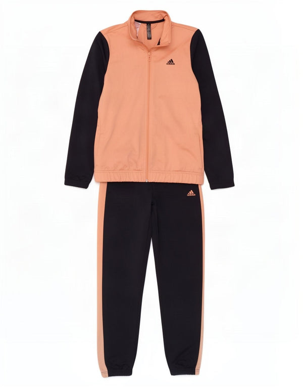 Adidas Mädchen Graphic Full Trainingsanzug 14–15 Jahre Marineblau Farbblock