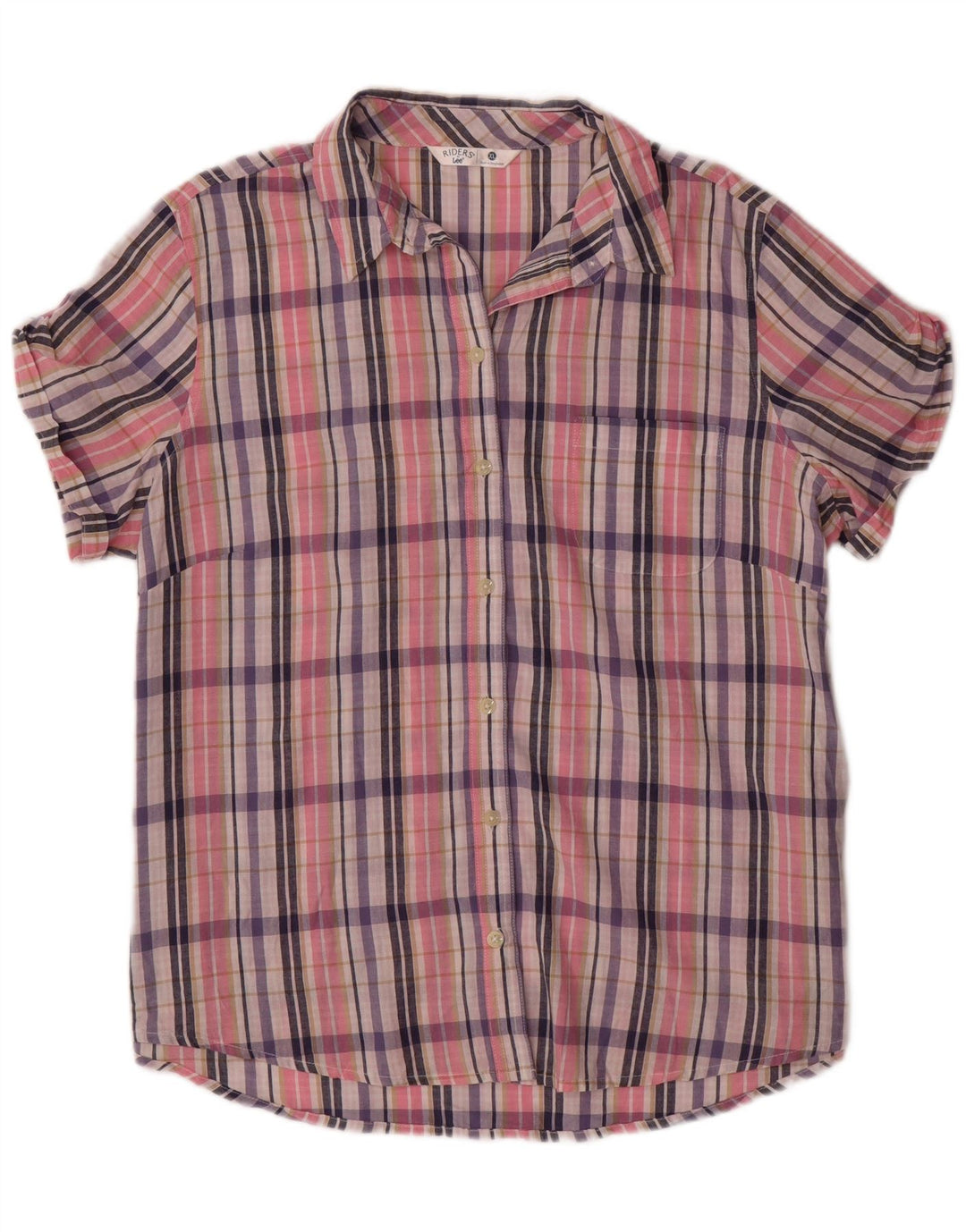LEE Damen Riders Übergroßes Hemd UK 18 XL Mehrfarbig kariert