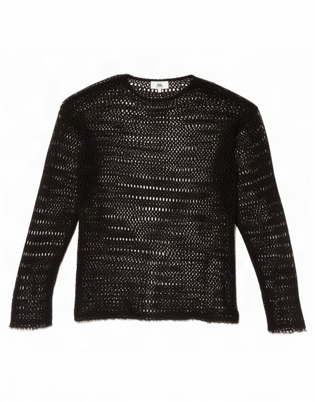 Zara Häkel-Top für Damen, durchsichtig, UK 10, Größe S, Schwarz