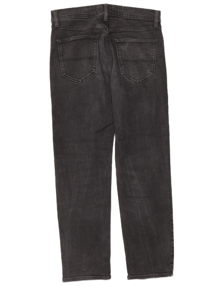 Marks & Spencer Herren Straight Jeans W32 L31 Graue Baumwolle