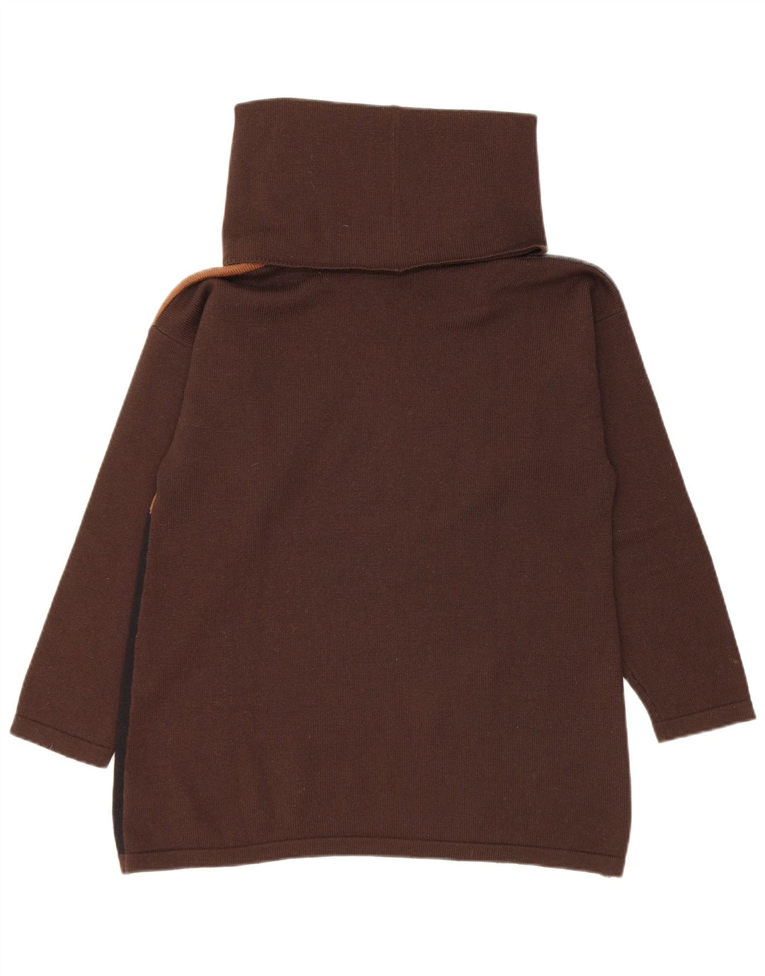 Luisa Spagnoli Damen-Pullover mit Rollkragen, Gr. 14, Mittelbraun