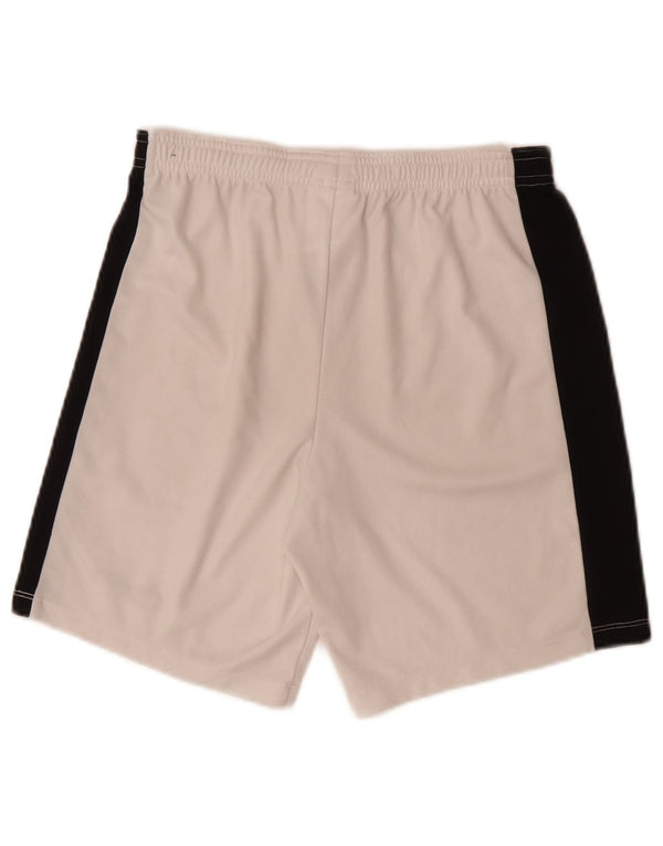 Nike Dri Fit Sportshorts für Jungen, 11–12 Jahre, Größe L, Weiß, Farbblock
