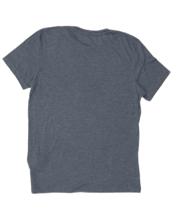 ALL SAINTS Herren T-Shirt Top mittelblaue Baumwolle