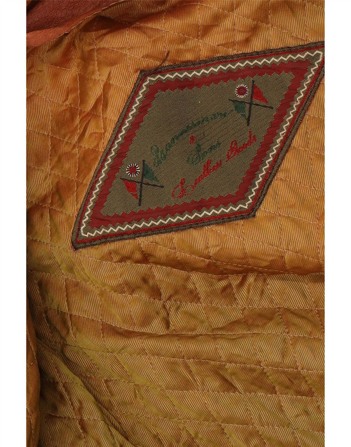 Vintage Damen Wildledermantel UK 18 XL Braun