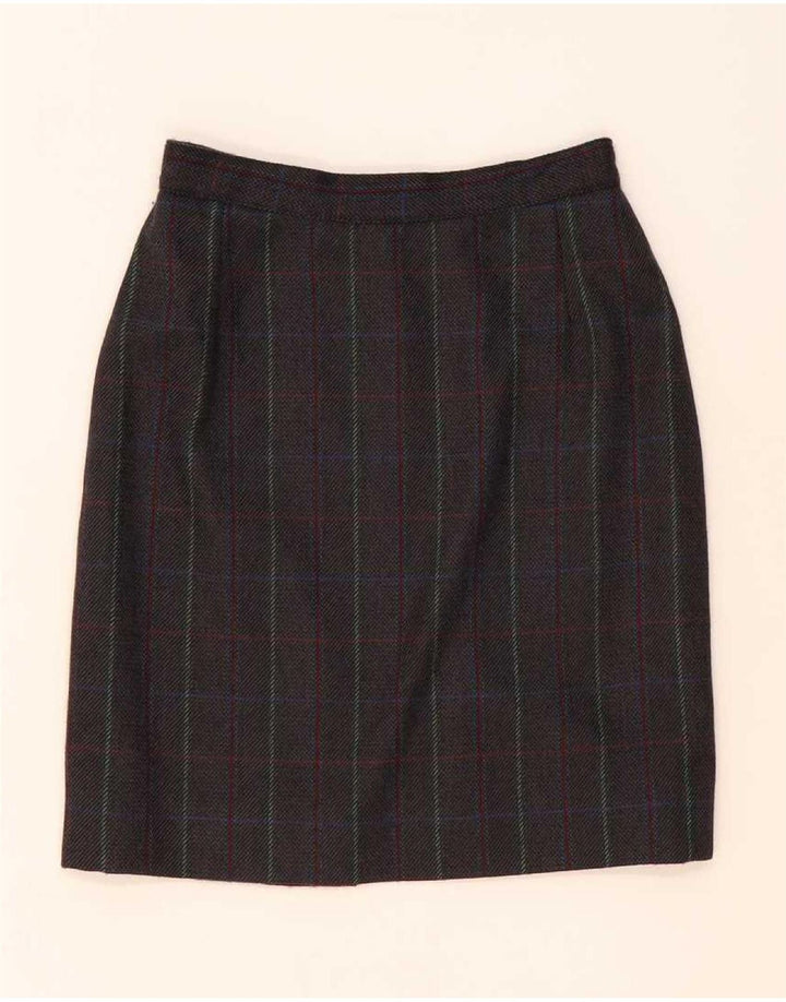 Vintage Damen 2-teiliges Rockset IT 42 Medium W26 Braun kariert