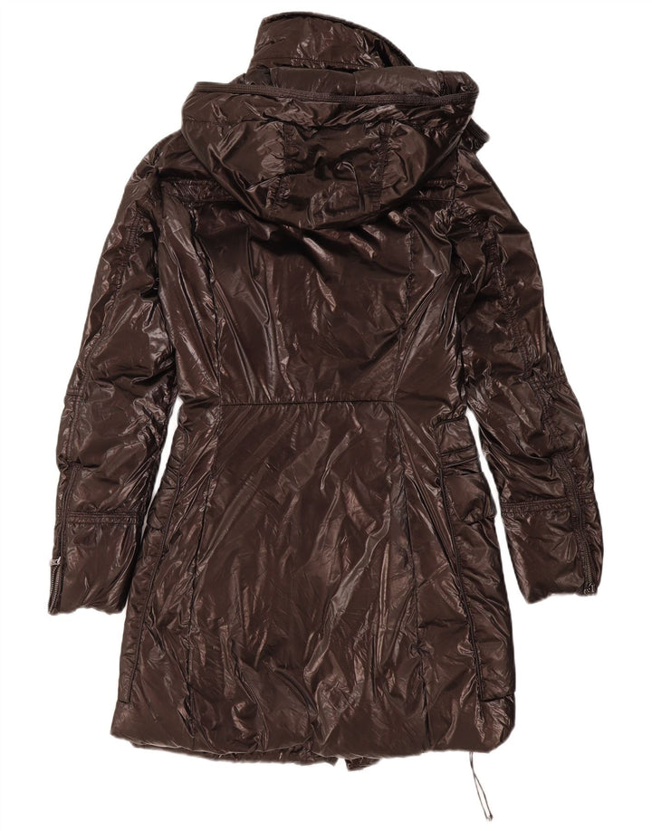 PEUTEREY Wattierter Damenmantel mit Kapuze IT 40 Small Brown