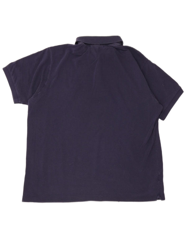 Lacoste Herren-Poloshirt mit klassischer Passform, Größe 6 XL, marineblaue Baumwolle