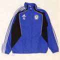 Adidas Herren Graphic Trainingsanzug Top Jacke UK 38/40 Mittelblau Farbblock
