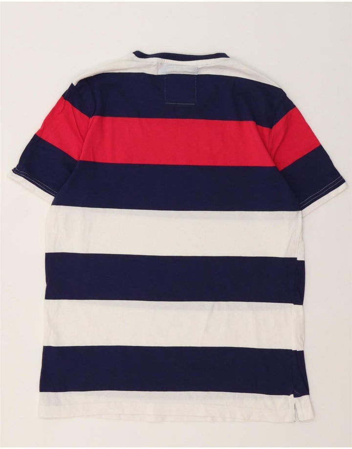 Crew Clothing Herren-T-Shirt, mittelgroß, mehrfarbig, gestreift, Baumwolle