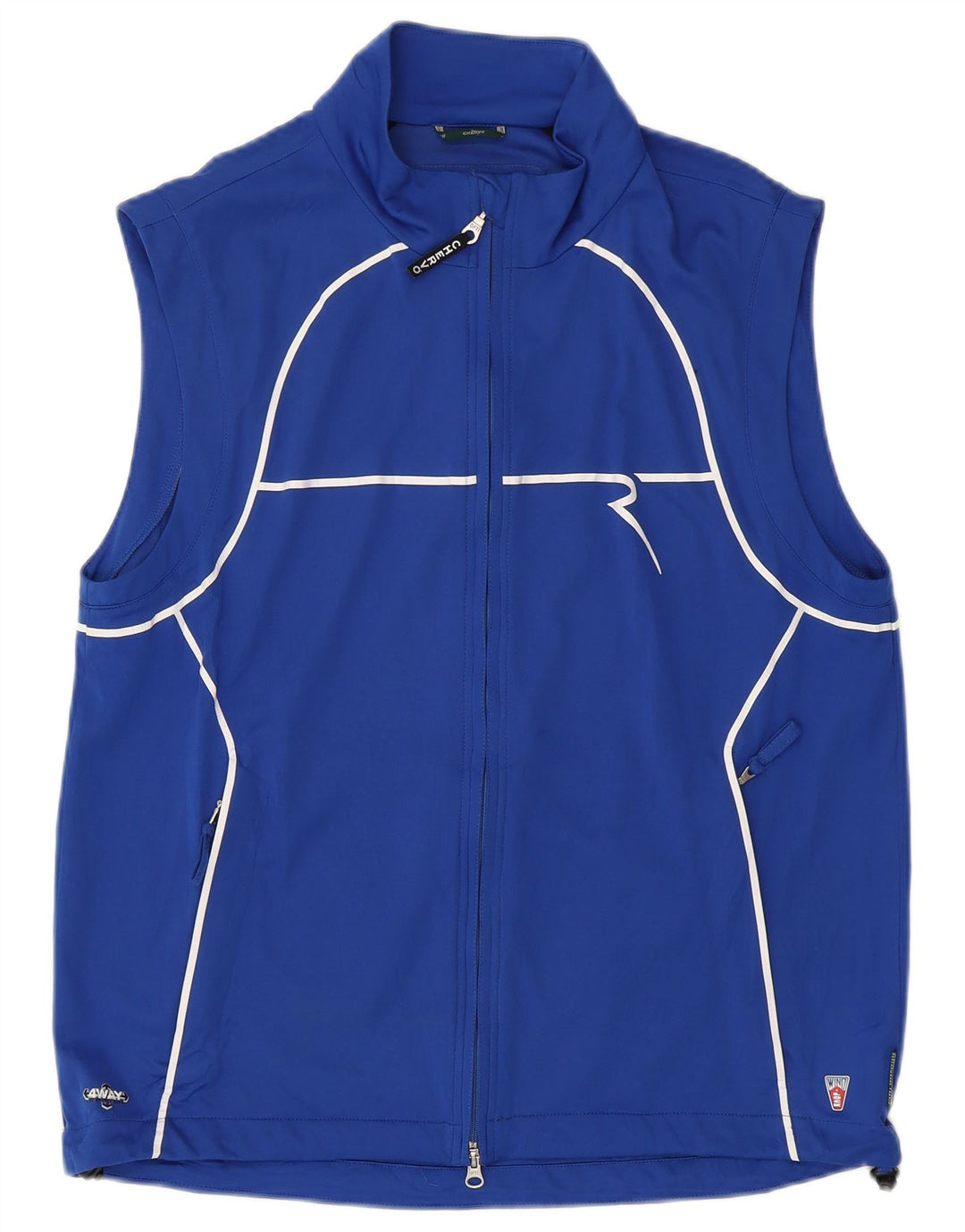 Chervo Herren ärmellose Trainingsjacke, IT 52, Größe L, Blau