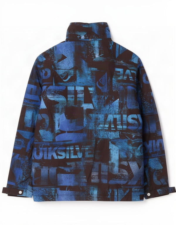 Quiksilver Jungen Skijacke mit Grafik, 13–14 Jahre, blaues Polyester