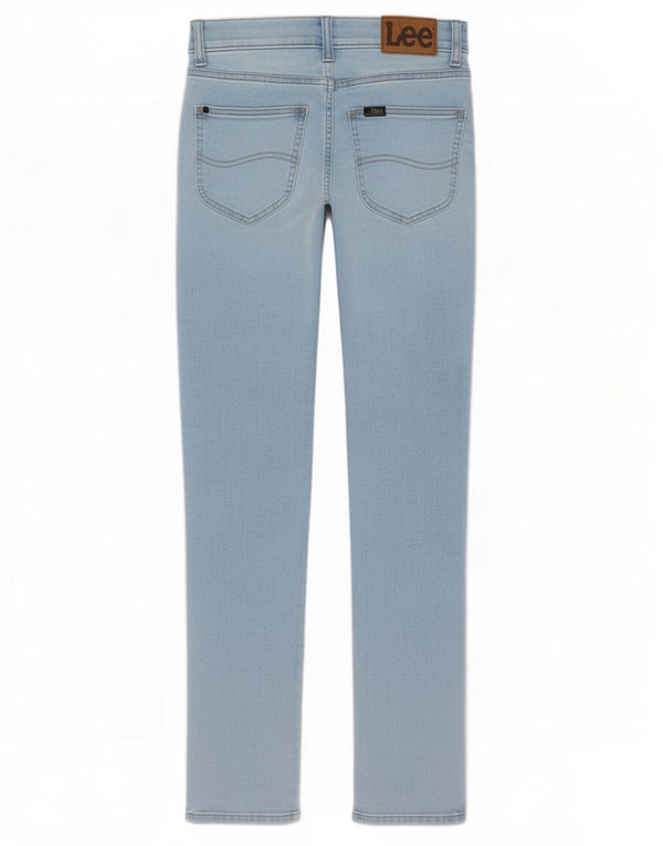 Lee Damen Skinny Jeans US 8 Medium W27 L30 Blaue Baumwolle