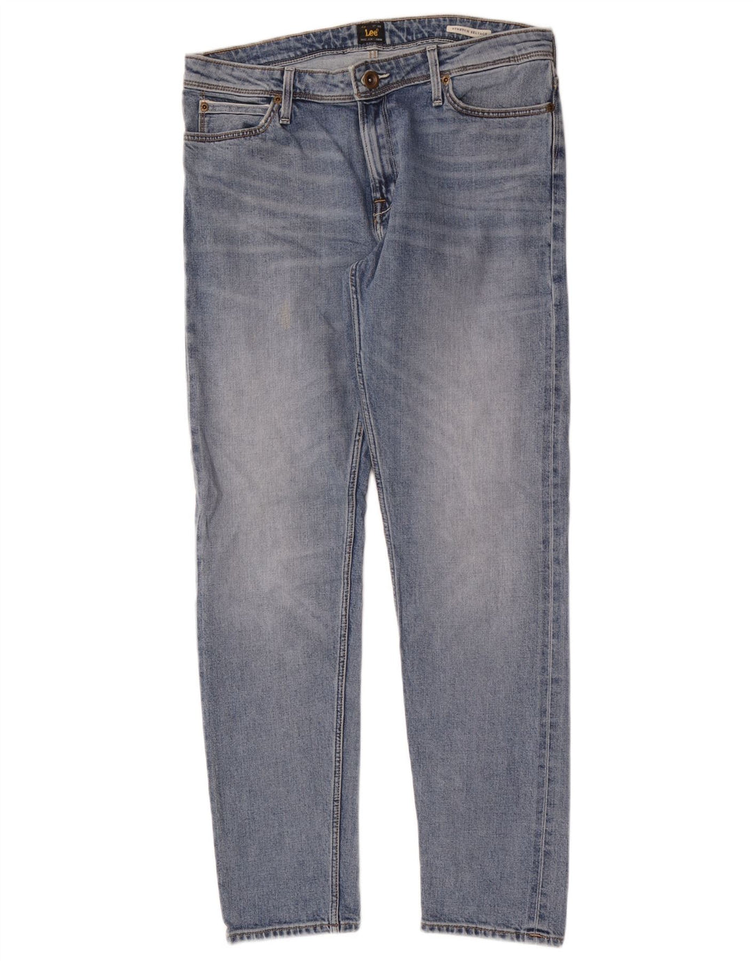 Lee Herren Selvage Stretch Slim Jeans W29 L31 Blaue Baumwolle