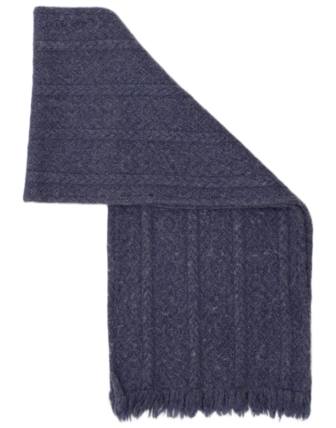Weave of The Irish Strick-Rechteckschal für Damen, Einheitsgröße, blaue Wolle, Winter