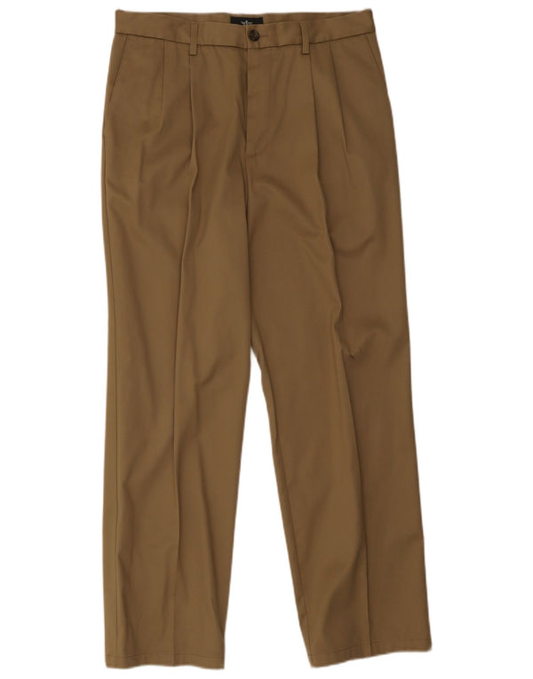 Dockers Herren-Chinohose mit klassischer Passform und Pegged, W32 L32, beige Baumwolle