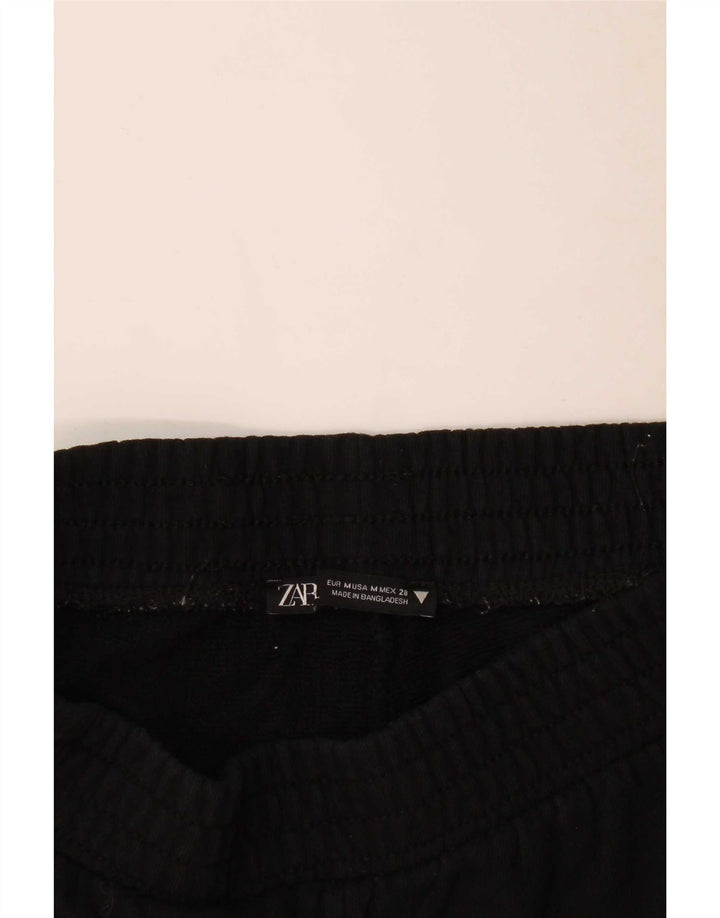 Zara Damen Sportshorts UK 12 Medium Schwarz