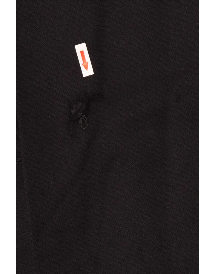 Moschino Damen Mantel UK 16 Large Schwarz