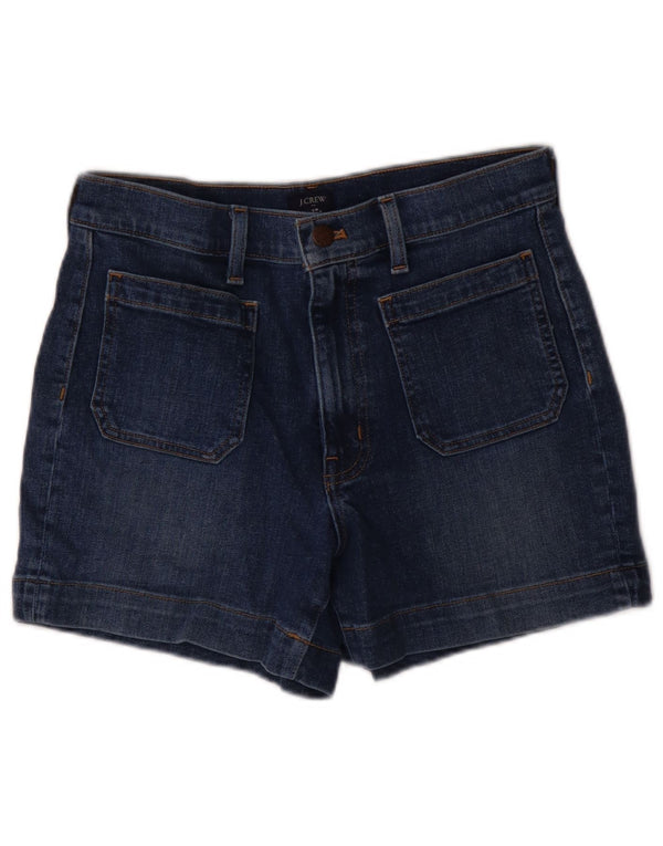 J. Crew Damen-Jeansshorts, W28, mittelmarineblaue Baumwolle