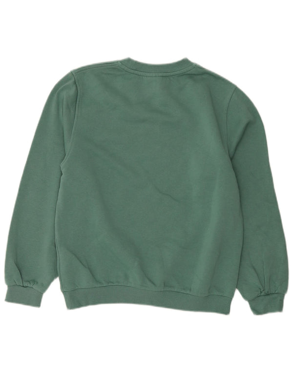 Nike Jungen-Sweatshirt mit Grafik, 12–13 Jahre, groß, grüne Baumwolle