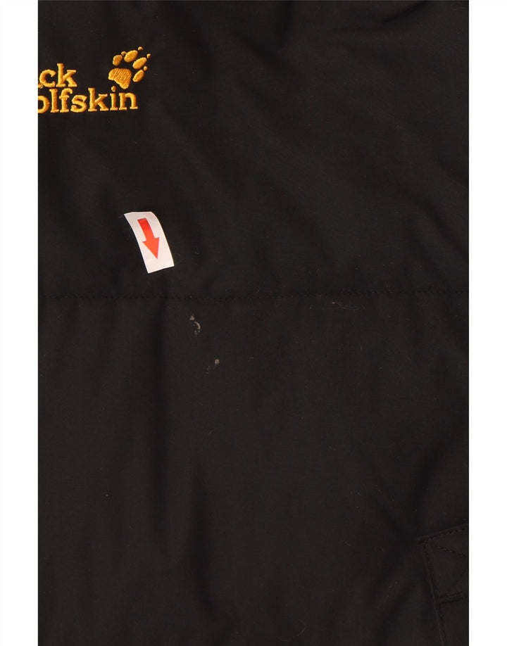 Jack Wolfskin Herren Wattierte Weste UK 42 XL Schwarz Polyester