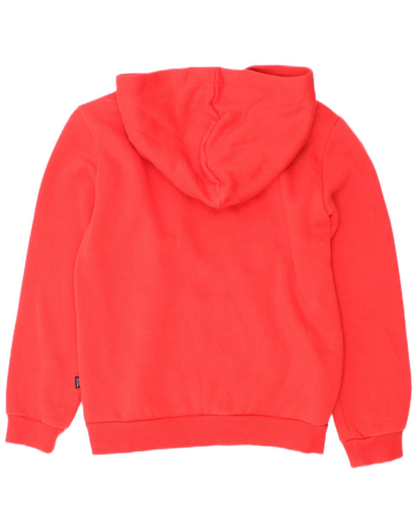 Puma Kapuzenpullover mit Grafik für Jungen, 9–10 Jahre, rote Baumwolle