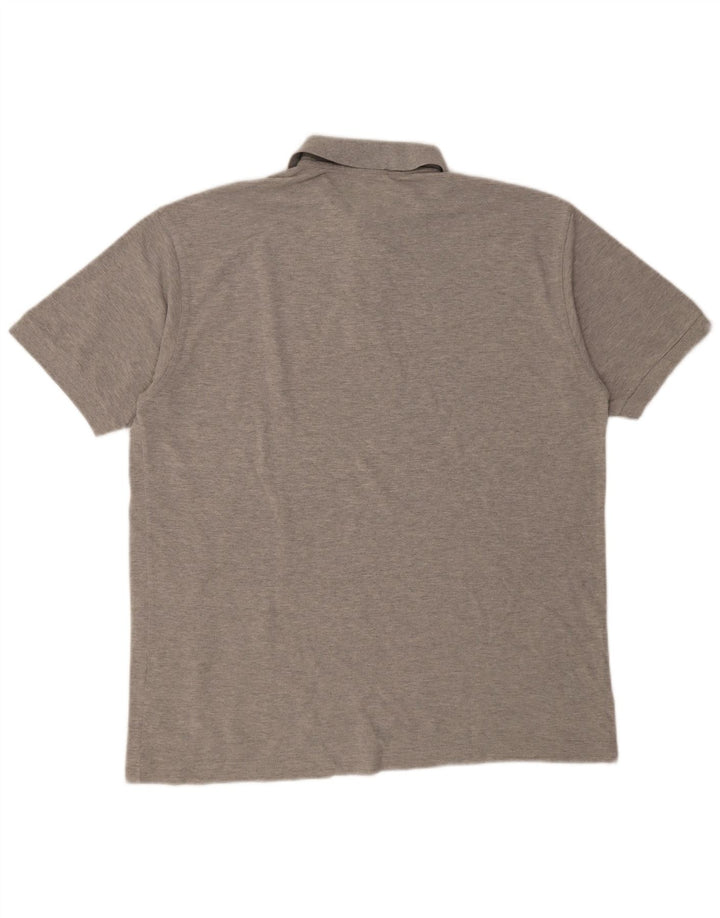 Think Pink Herren-Poloshirt XL aus grauer Baumwolle