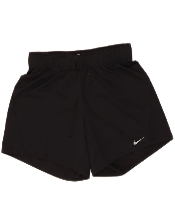 Nike Damen Dri Fit Sport Shorts UK 6 XS Schwarz Polyester