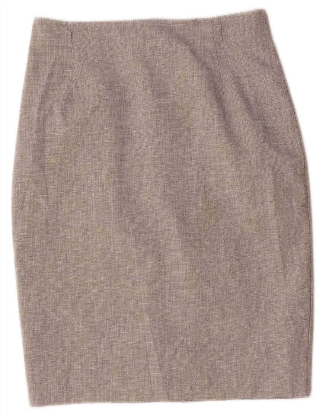 Marks & Spencer Damen Bleistiftrock UK 10 Small W30 Grau Polyester