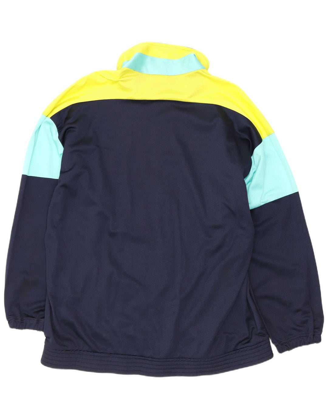 Sergio Tacchini Herren-Trainingsanzug-Top-Jacke IT 52 Large Navy Blue Retro