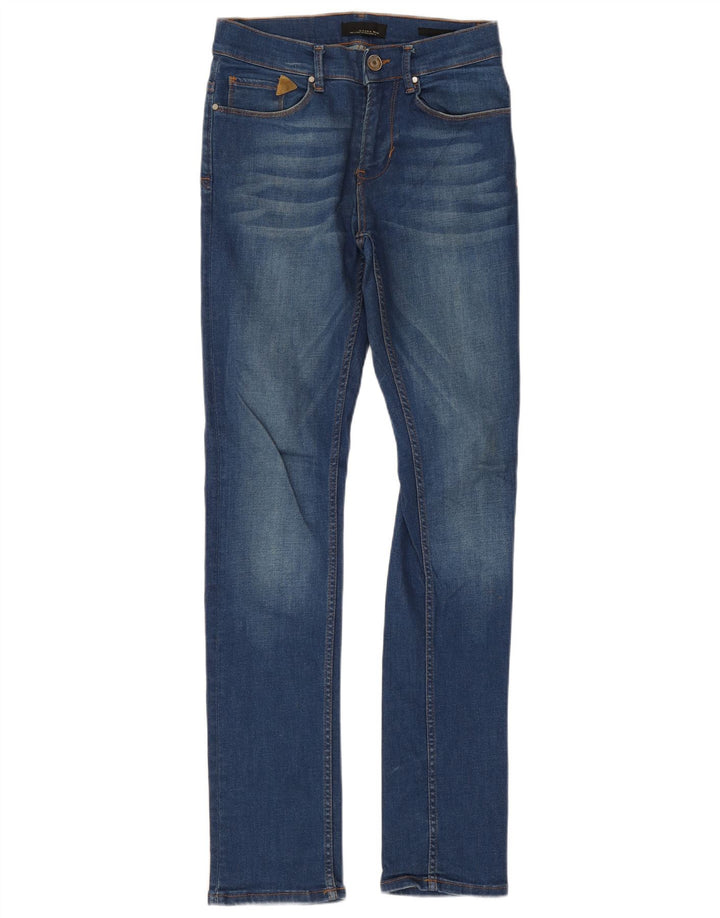Zara Herren Slim Jeans EU 38 Small W30 L33 Blaue Baumwolle
