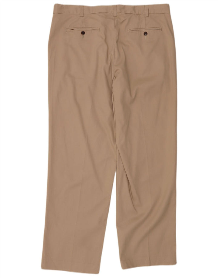 EDDIE BAUER Herren-Chinohose mit entspannter Passform, W38, L32, beige Baumwolle