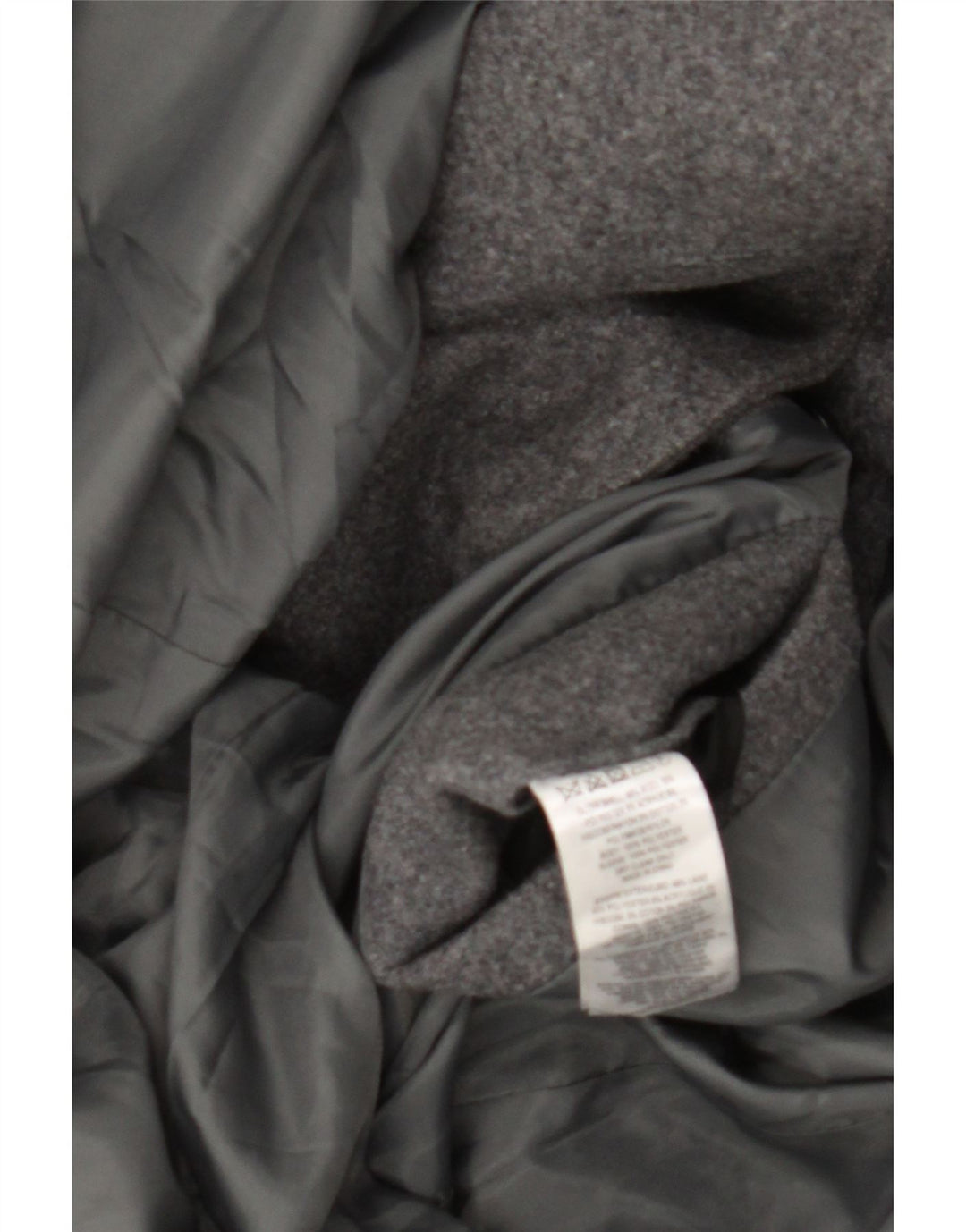 French Connection Herren Pea Coat UK 36 Small Graue Wolle