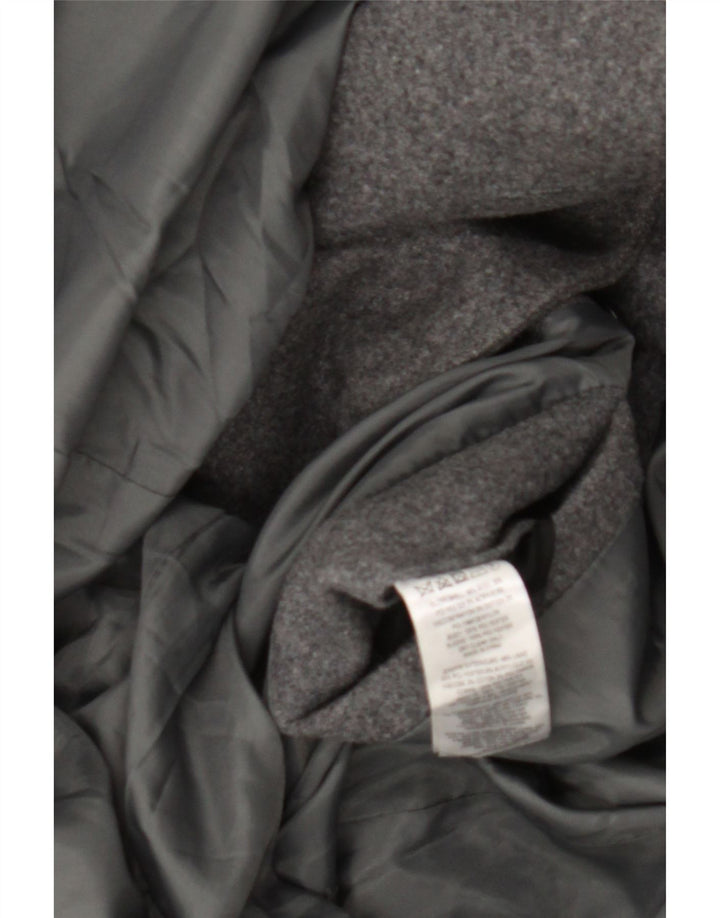 French Connection Herren Pea Coat UK 36 Small Graue Wolle