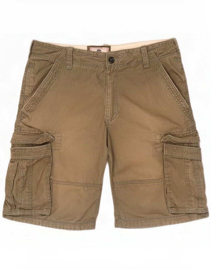 Fat Face Mens Cargo Shorts Large W36 Khaki Cotton