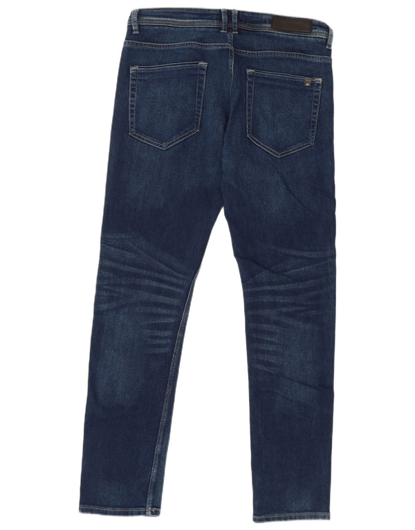 Zara Herren Skinny Jeans EU 44 Large W34 L31 Marineblau