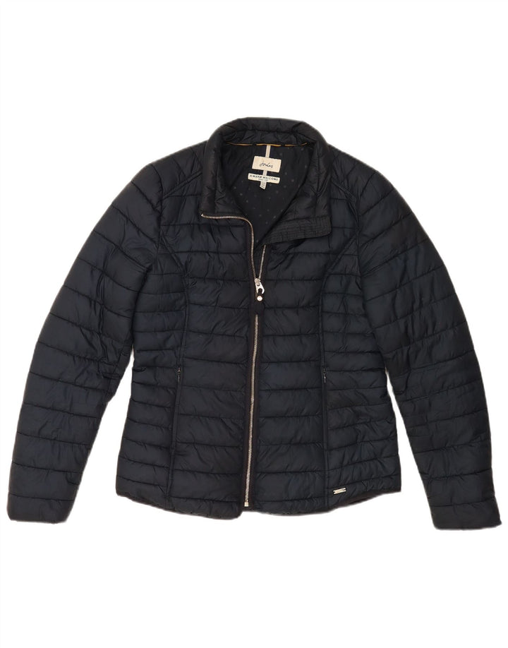 Joules Damen Wattierte Jacke UK 12 Medium Marineblau Polyester