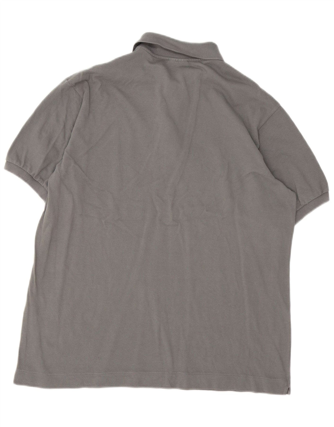 Lacoste Herren-Poloshirt, Größe 5, große graue Baumwolle