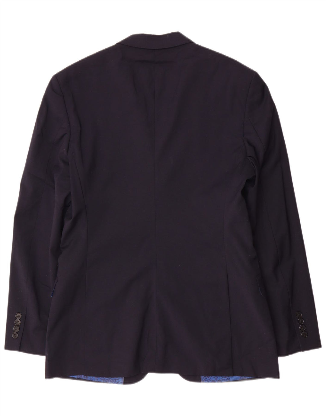 Ted Baker Herren-Blazer mit 2 Knöpfen, US 40, große marineblaue Wolle