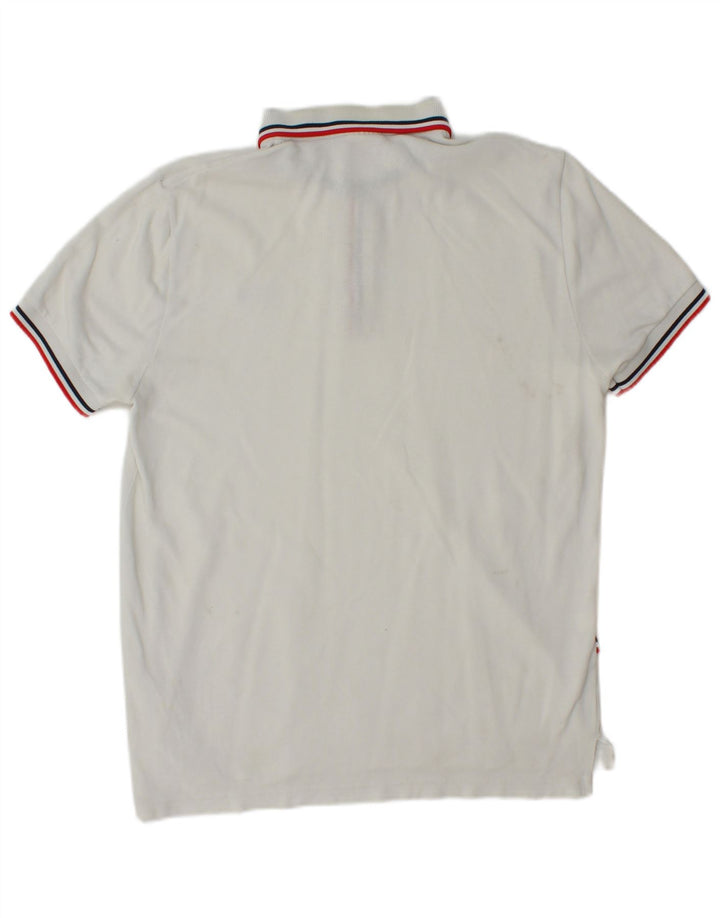 LACOSTE Herren-Poloshirt, Größe 4, mittelweiße Baumwolle