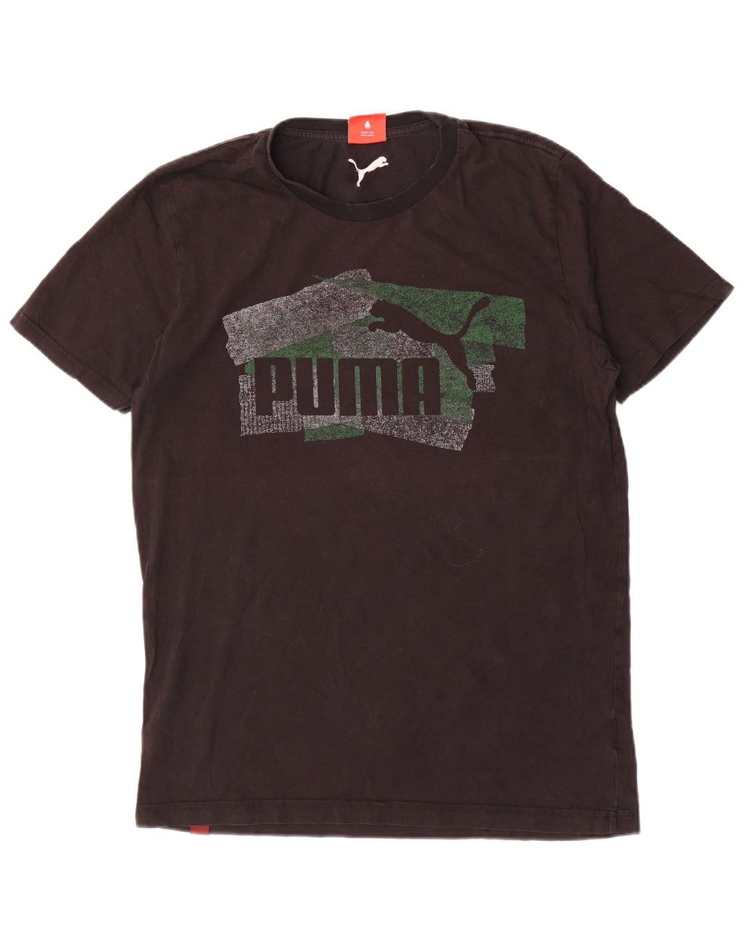 PUMA Herren Grafik T-Shirt Top Medium Marineblau