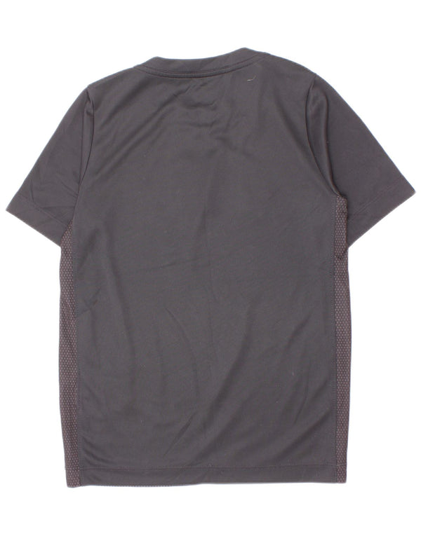Nike Dri Fit Grafik-T-Shirt für Jungen, 8–9 Jahre, Größe S, Schwarz, Farbblock
