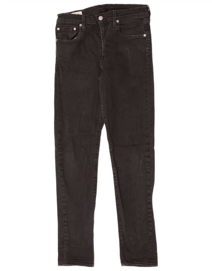 Levi's Herren Skinny Jeans W30 L32 Schwarze Baumwolle