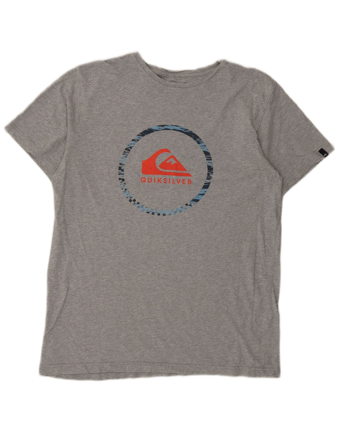 Quiksilver Herren-T-Shirt mit Grafik, Größe L, Grau