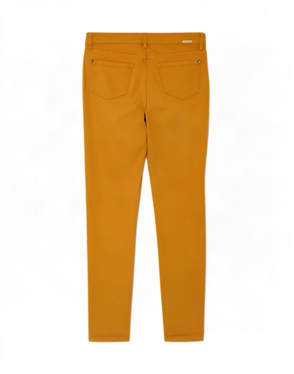 Massimo Dutti Damen Skinny Freizeithose EU 40 Medium W30 L28 Gelb