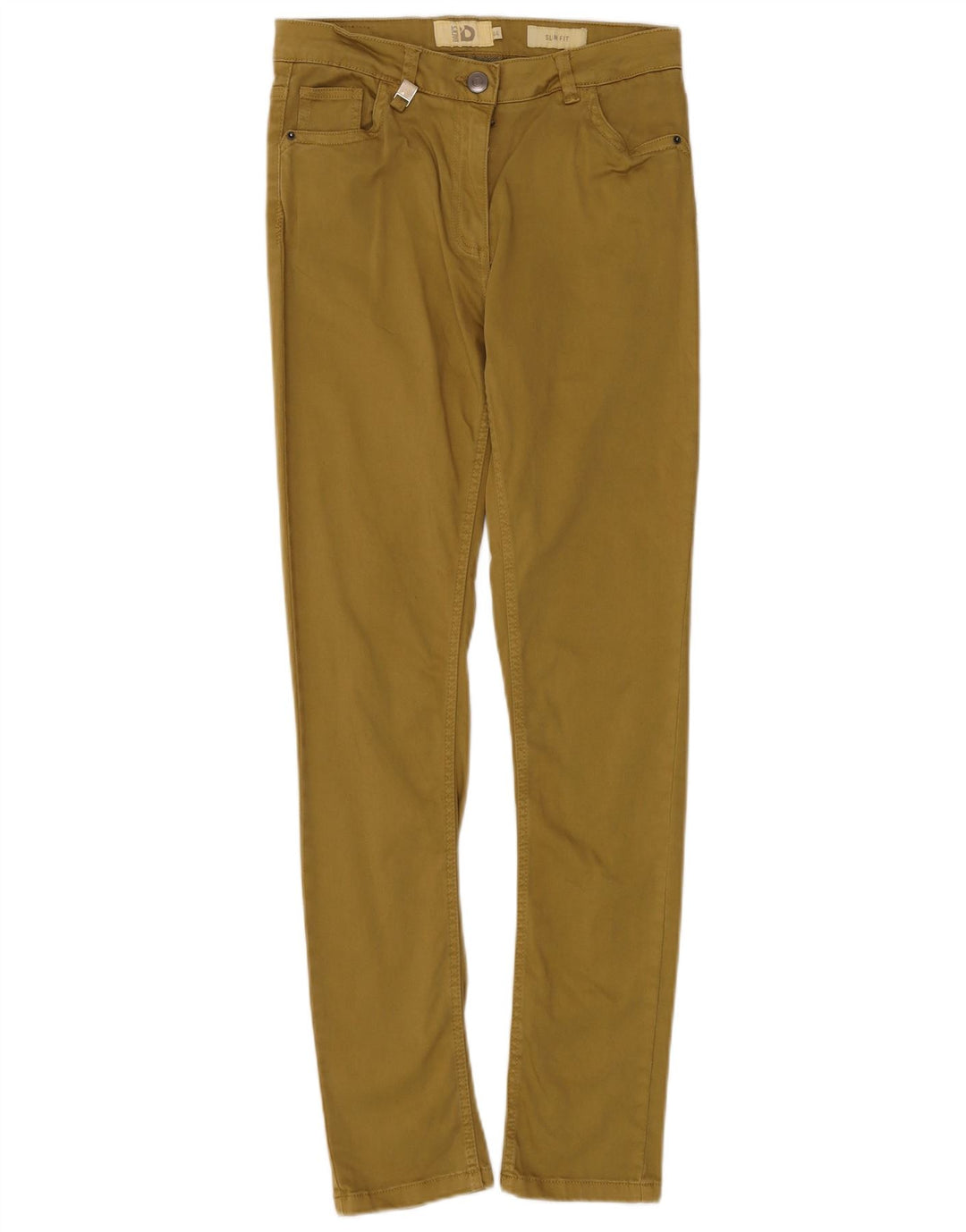 DACK'S Damen Slim Freizeithose IT 44 Medium W30 L30 Khaki Baumwolle