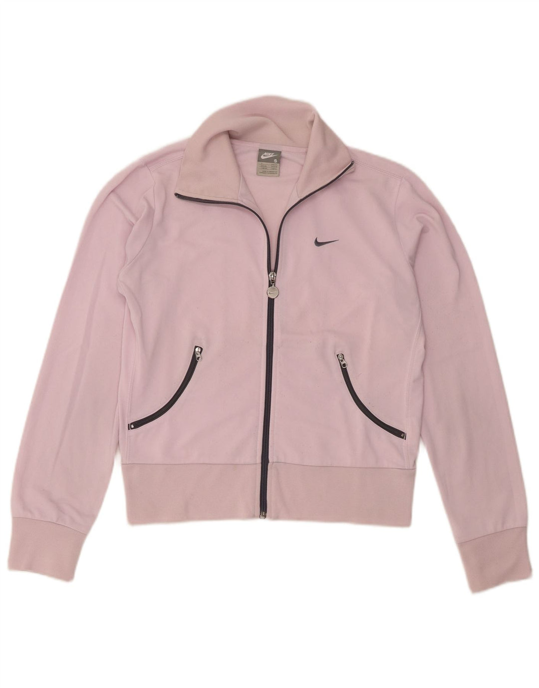 Nike Damen-Trainingsanzug-Top-Jacke, UK 8/10, klein, rosa, Polyester